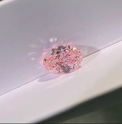 楕円形の華麗な切られた実験室はピンクのダイヤモンド10のMohsのピンクの緩いダイヤモンドを作成した