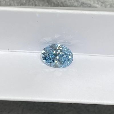 宝石類の装飾1.66Caratの青の総合的で緩い実験室によって育てられるダイヤモンドVS1