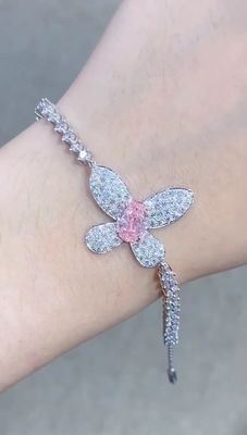 松散合成ダイヤモンド ブレスレット 蝶製品 宝石 製造 耳飾り ネックレス