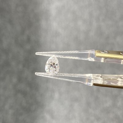 1.02ct G VVS1 ピアスカット CVDラボ 宝石製造のための白いダイヤモンドを作成