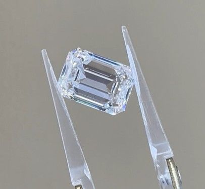 ジュエリー生産ラボ 成長ダイヤモンド CVD スメラルドカット 2-33 カラット DEF VS-VVS2 IGI認定